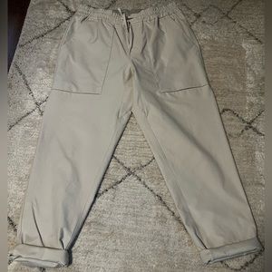 Lululemon White Mens Bowline Pants - Large